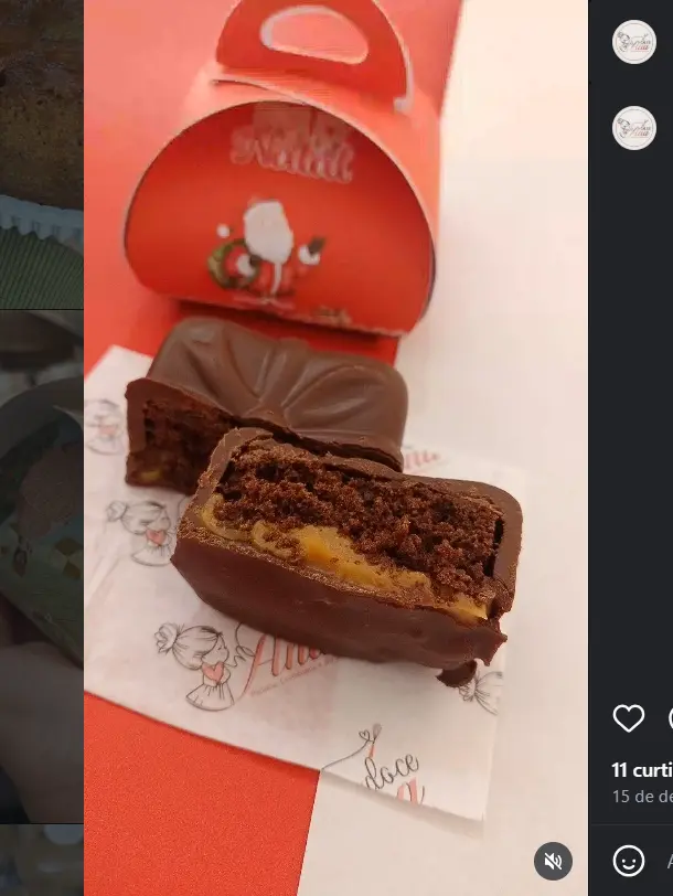 Brownie em embalagem especial